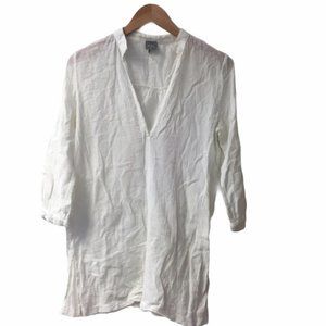 Bobi tunic top white size medium